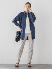 【WEB限定/大きいサイズ】”360度抜かりなし”チュニックシャツ