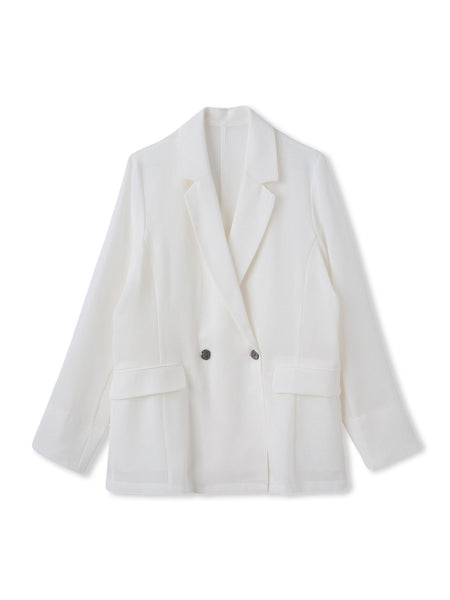 ヴィンテージメッシュダブルブレストジャケット