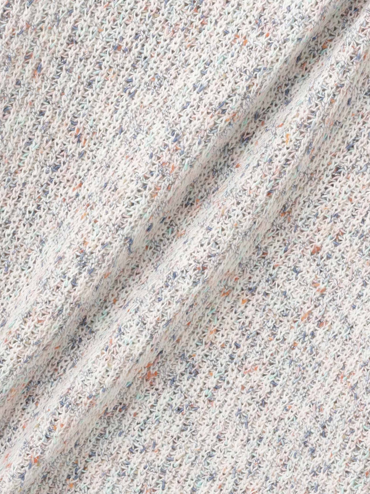 ミックスコイルクルーネックカーディガン