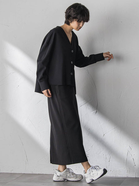 【えらべるSETUP】叶えるIラインスカート≪手洗い可能≫