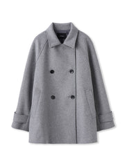 カシミヤコンライトリバーショートコート