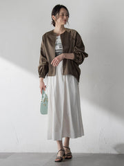 メンナイロンワッシャーブロードスカート