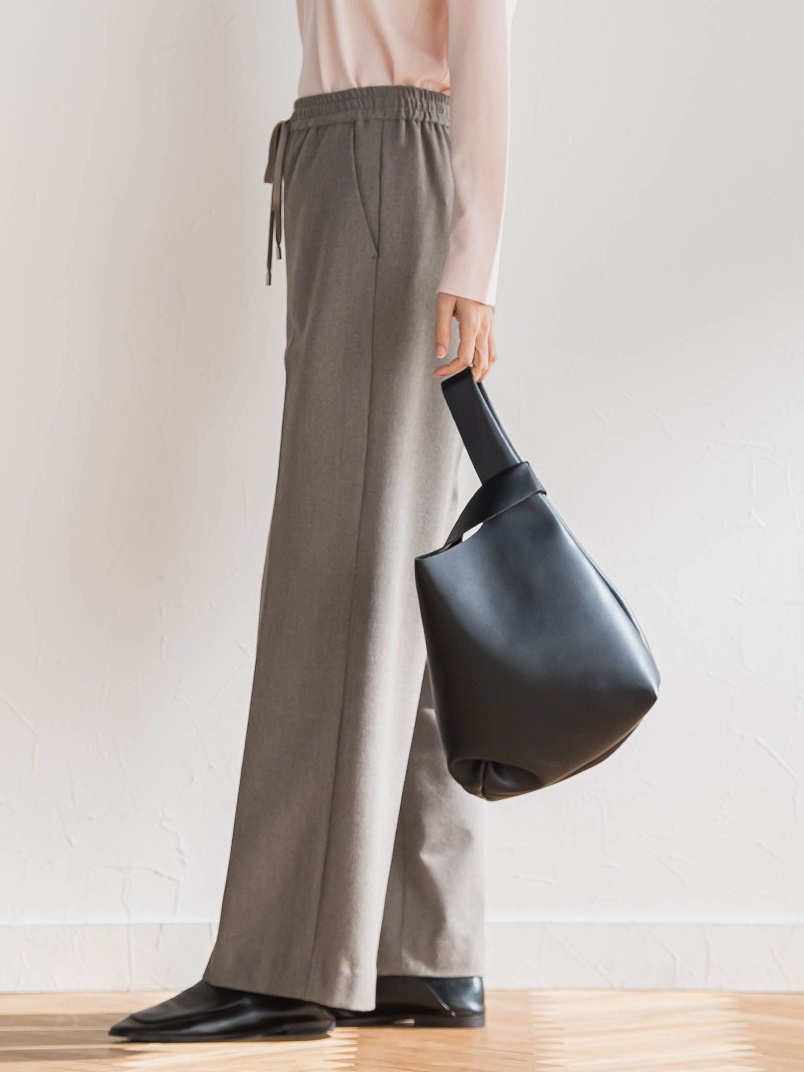 【大きいサイズ】【biyori】ピクシエスタワイドパンツ