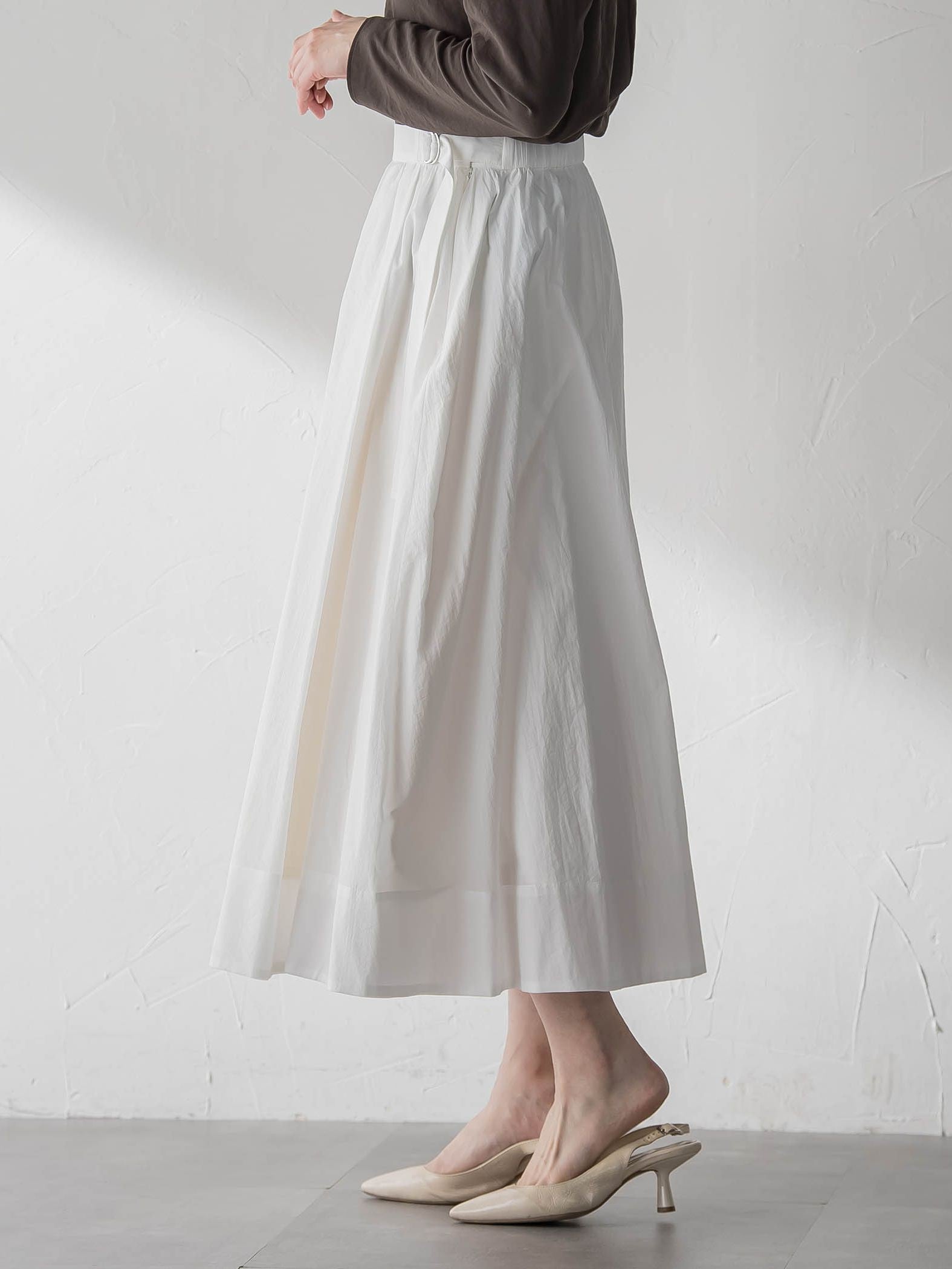 メンナイロンワッシャーブロードスカート