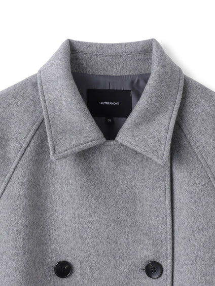 カシミヤコンライトリバーショートコート