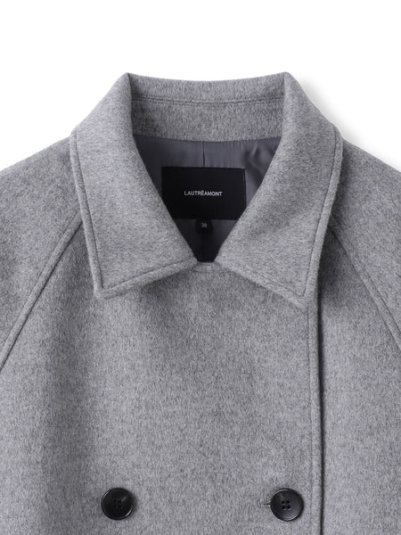 カシミヤコンライトリバーショートコート