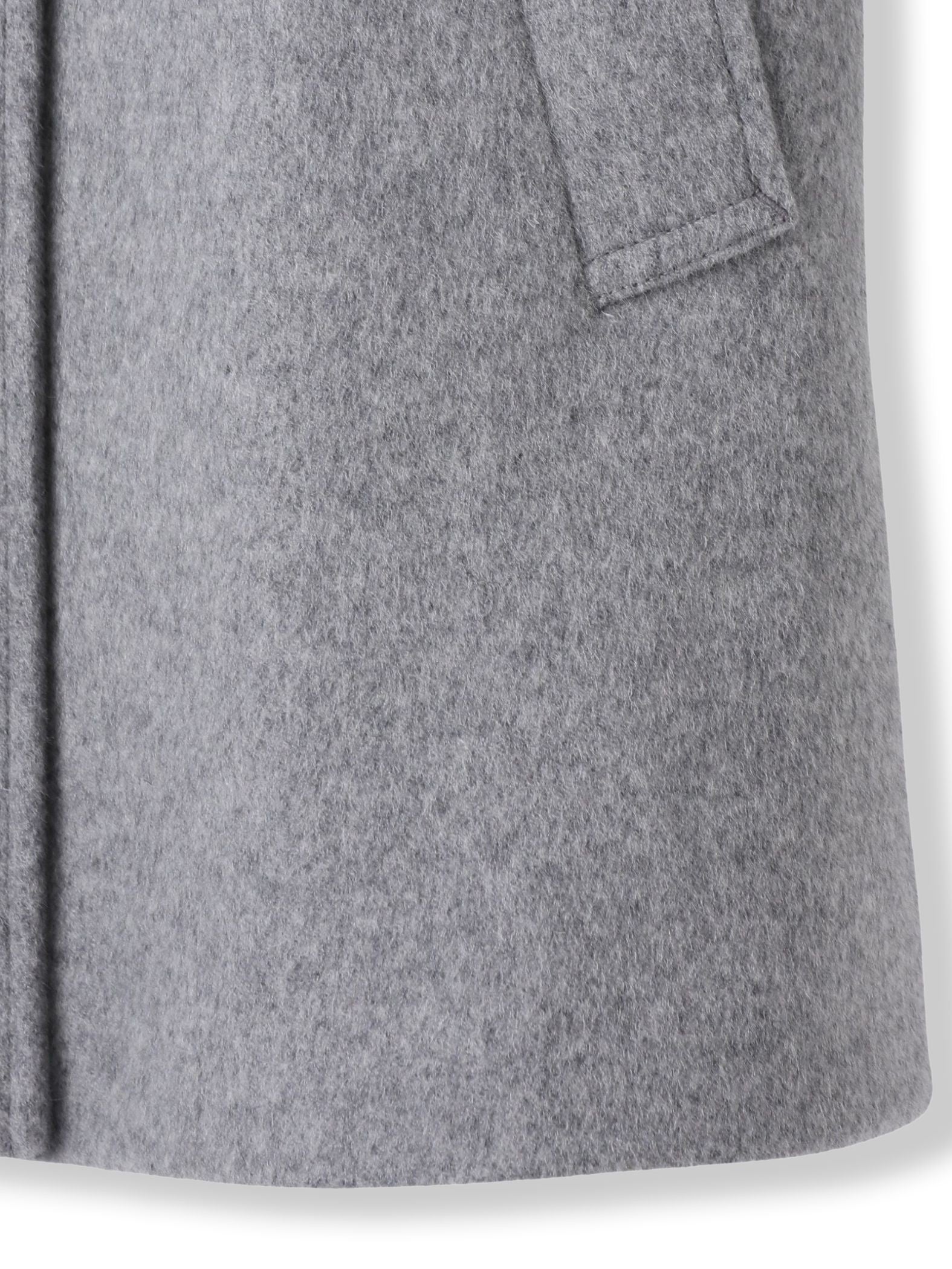 カシミヤ混ライトリバーショートコート