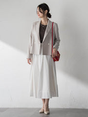 メンナイロンワッシャーブロードスカート