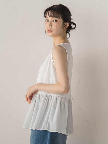 【WEB限定】メランジライク天竺ニット≪手洗い可能≫