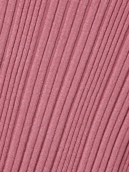 袖ボタンランダムリブニット≪手洗い可能≫