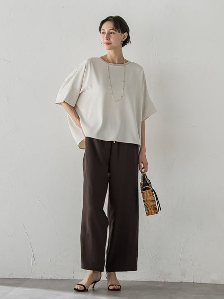 【WEB限定】ブラウス×パンツ 2点セット