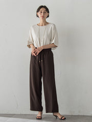 【WEB限定】ブラウス×パンツ 2点セット