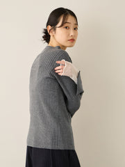 シアーカフレイヤードフウニットプルオーバー≪手洗い可能≫