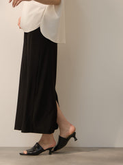 コードダブルニットナロースカート