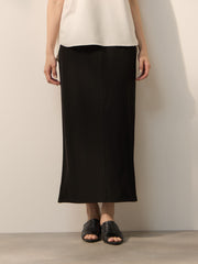 コードダブルニットナロースカート