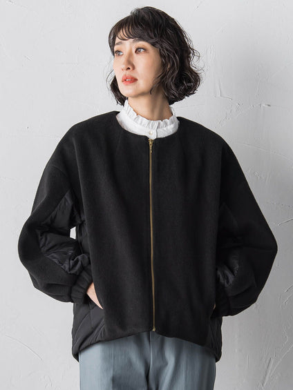 【大きいサイズ】ネックフリルブラウス