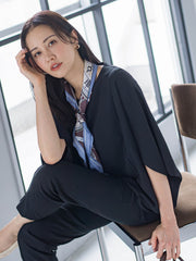 ≪シリーズ累計2万枚突破！≫【涼・美・楽】ポンチョブラウス≪WEB限定カラーあり≫