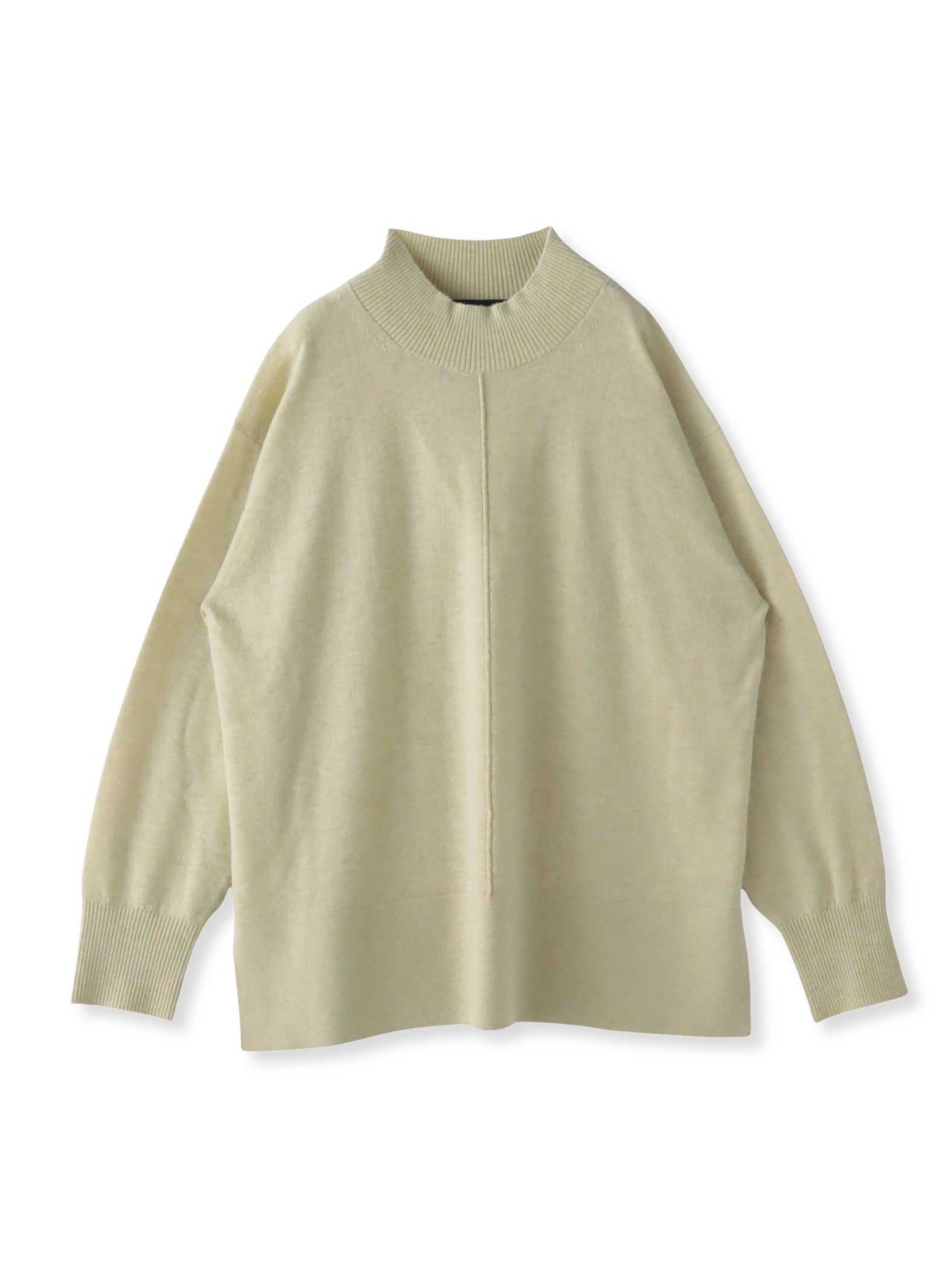 【大きいサイズ/新色追加】ファインウールハイネックニット