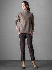 【大きいサイズ】配色CHESSニット