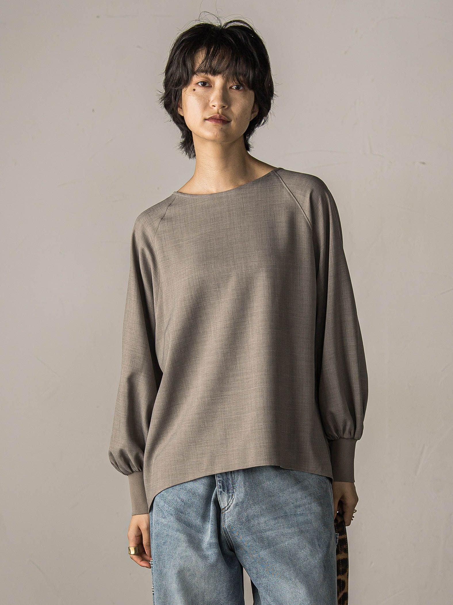 叶えるストレッチドルマンブラウス≪手洗い可能/セットアップ対応≫
