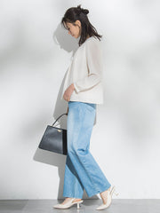 【WEB限定】こっそり暖かシフォンブラウス