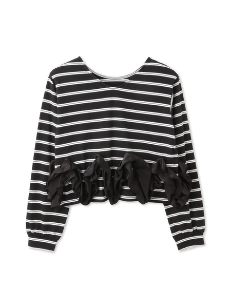 ラッフルヘムクロプトプルオーバー