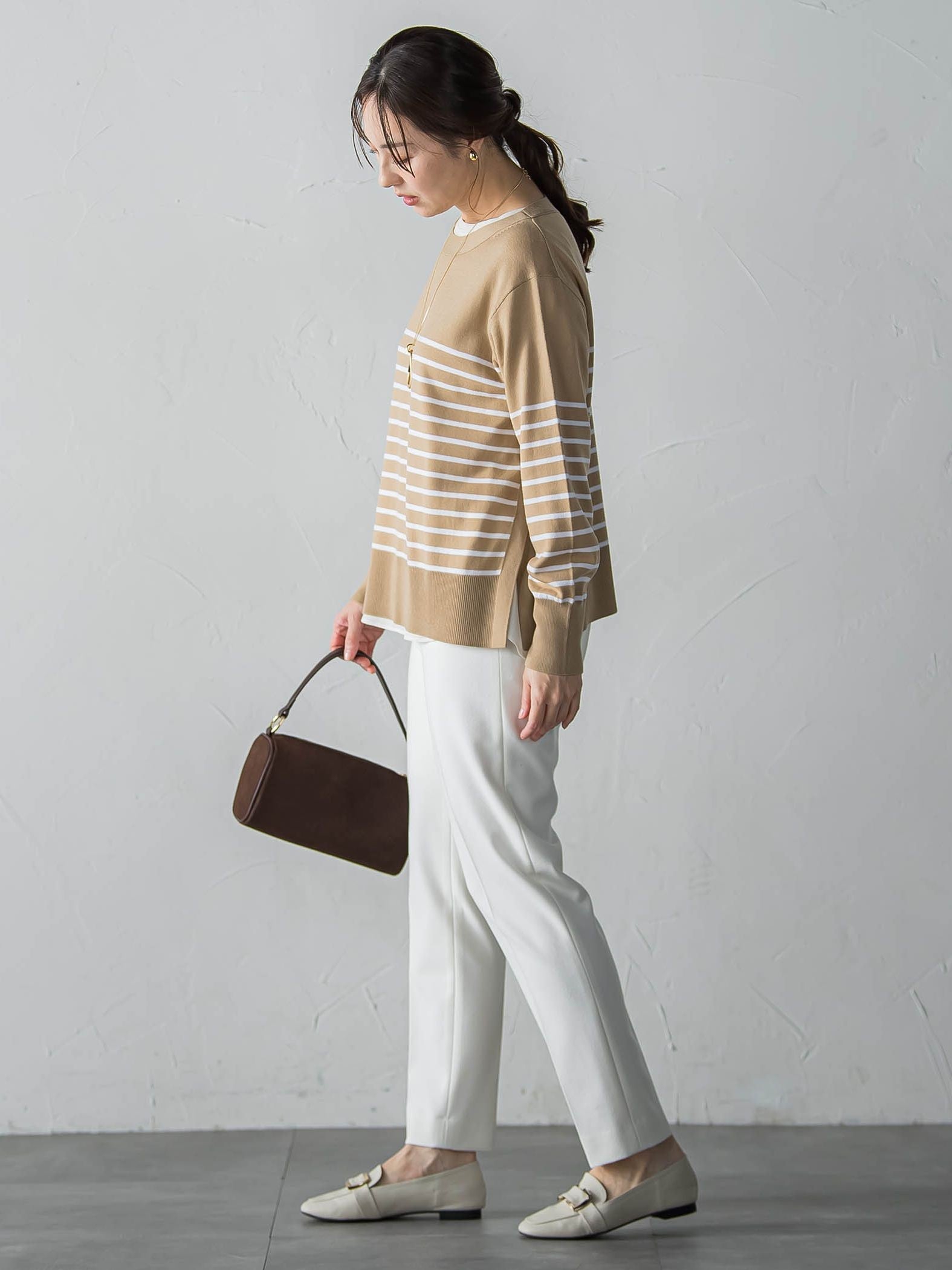 ANGELINAリブスリーブニット≪WEB限定11号/洗える≫