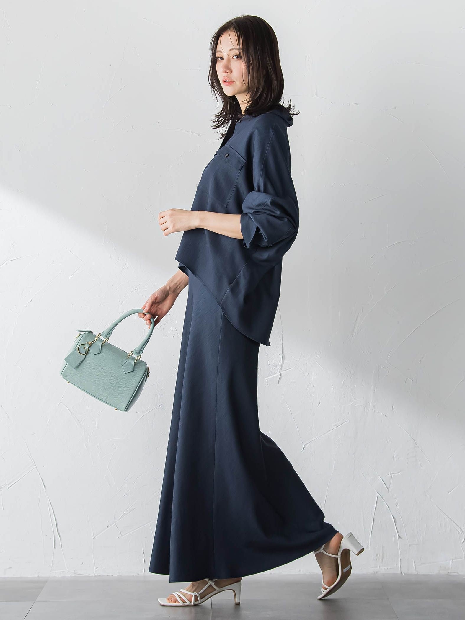 Beauty Denimスカート≪洗濯機で洗える≫