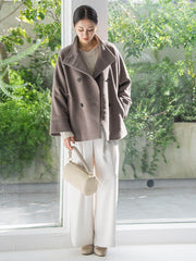 スパンコールラメVネックニット≪洗える≫