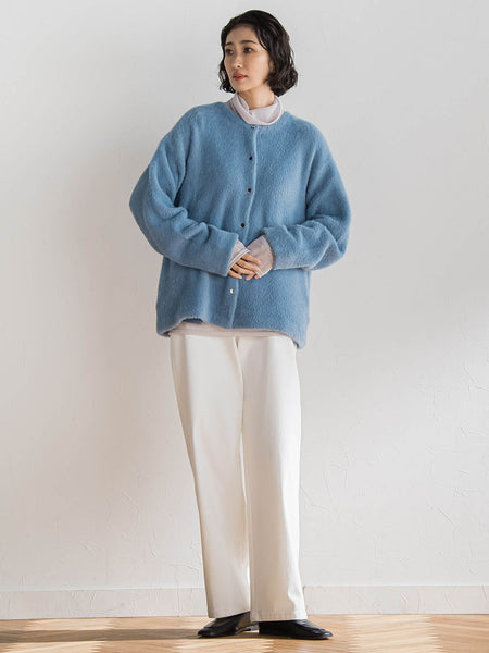 【大きいサイズ】シアー切り替えカットソー