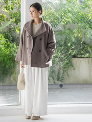 スパンコールラメVネックニット≪洗える≫