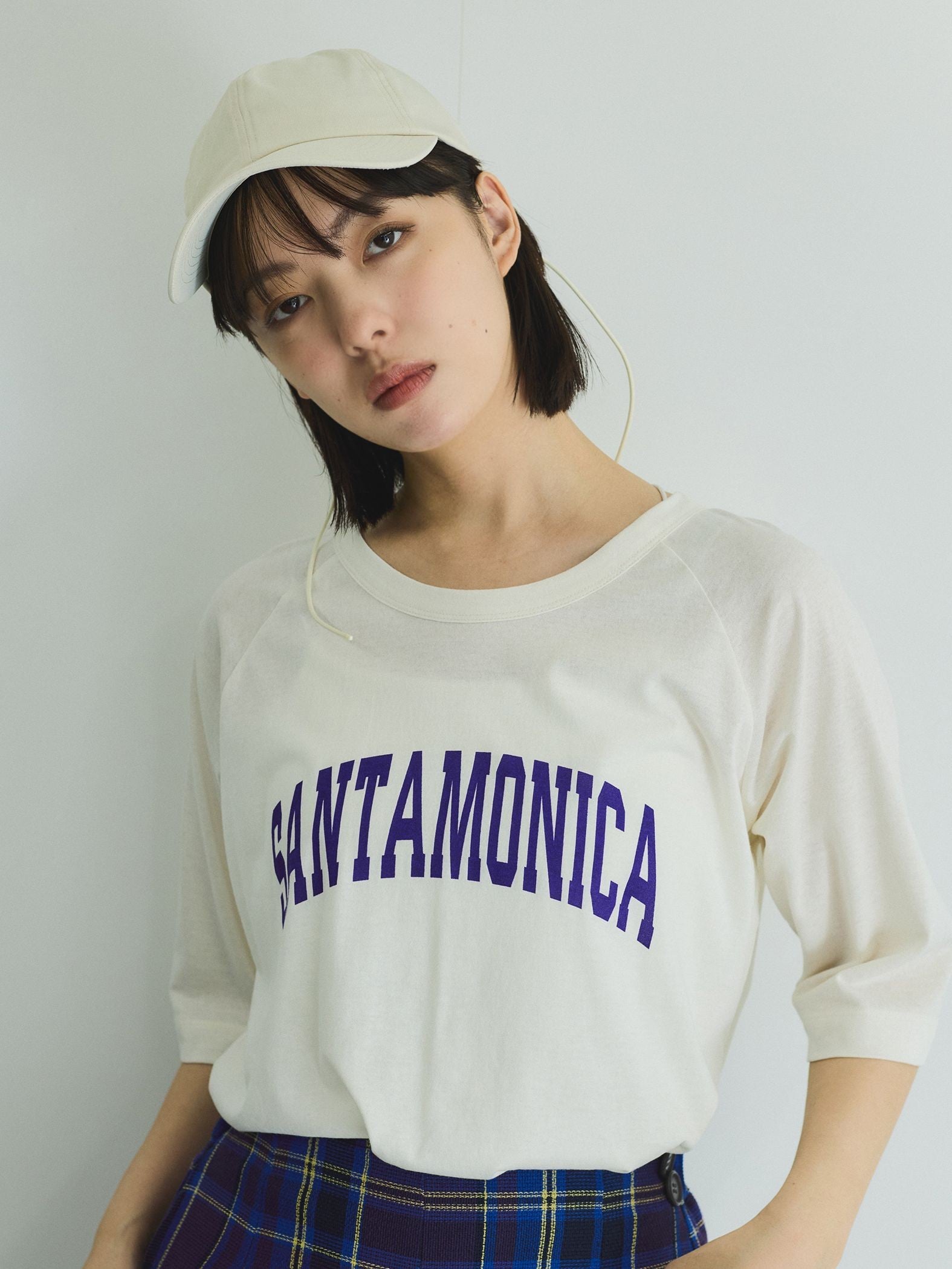 ラグランスリーブロゴTシャツ≪手洗い可能≫