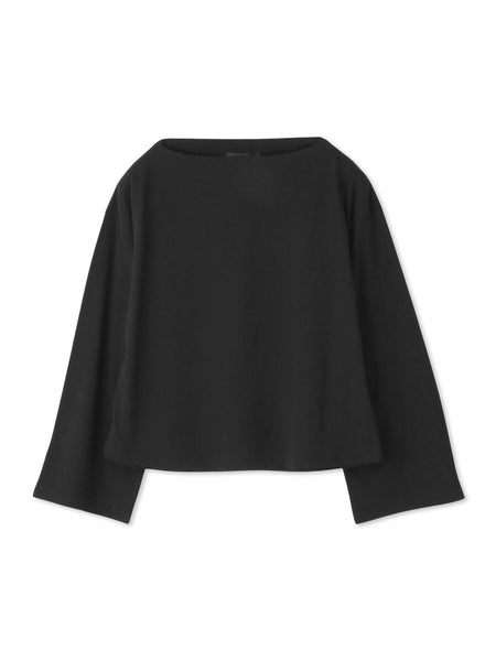 ハイゲージ天竺ボートネックプルオーバー