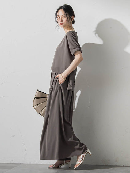 【晴れ軽】撥水シアーブラウス≪セット着用可≫
