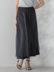 オーガンジーレイヤードスカート