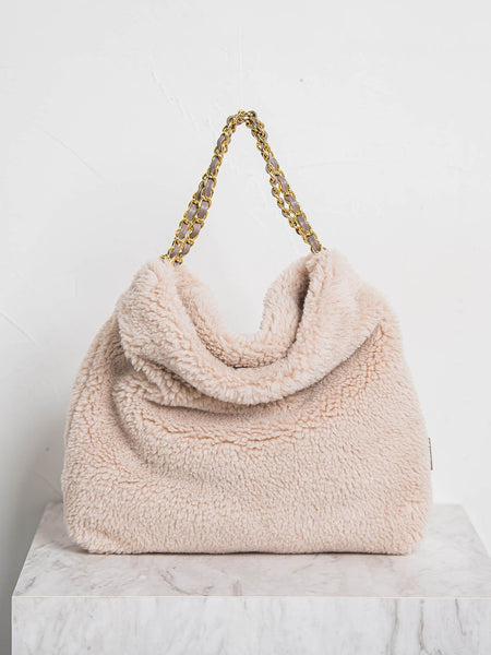 【WEB限定】【VIOLAd'ORO】エコムートン チェーンショルダートート