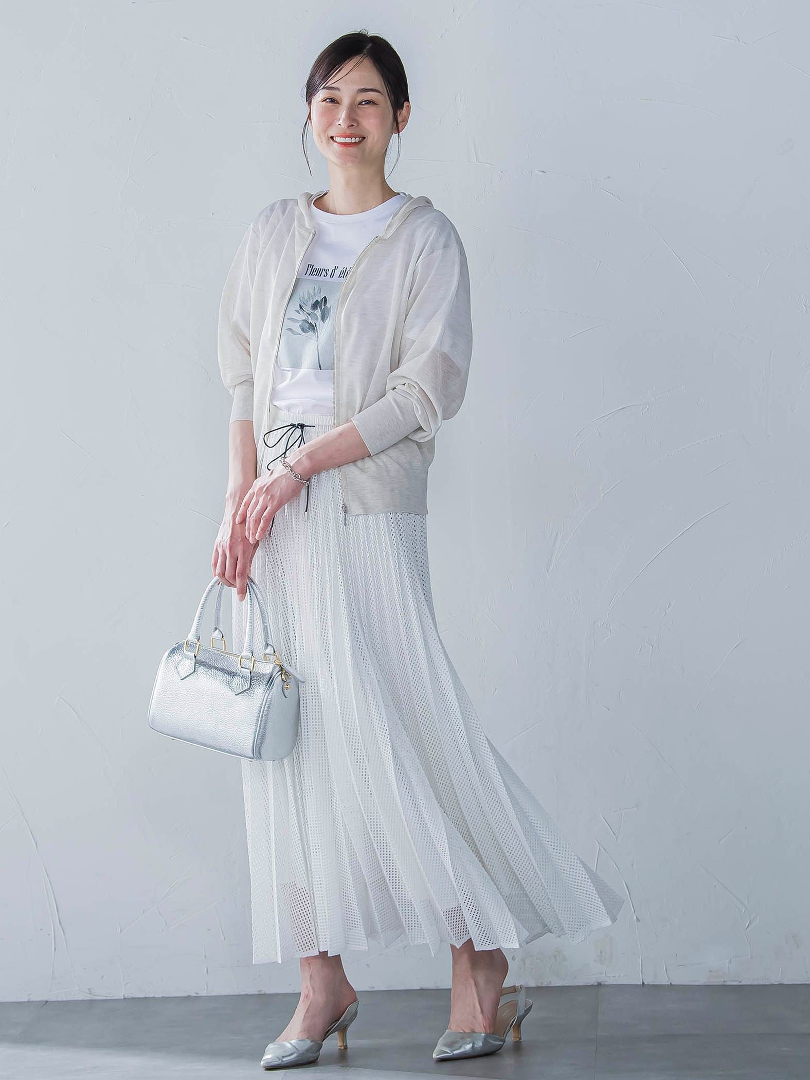 【一部店舗限定販売】シアーニットジップパーカー≪手洗い可能≫