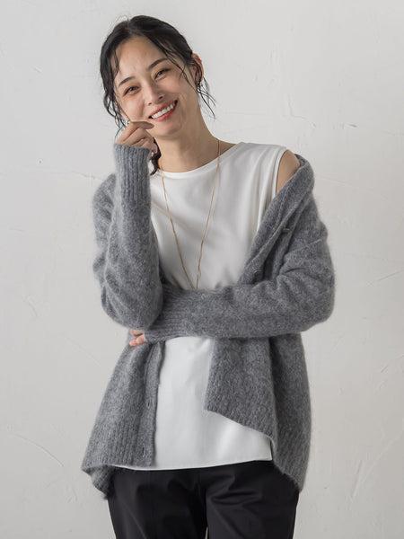 【WEB限定】≪秋冬の重ね着に≫季節をつなぐレイヤードタンク