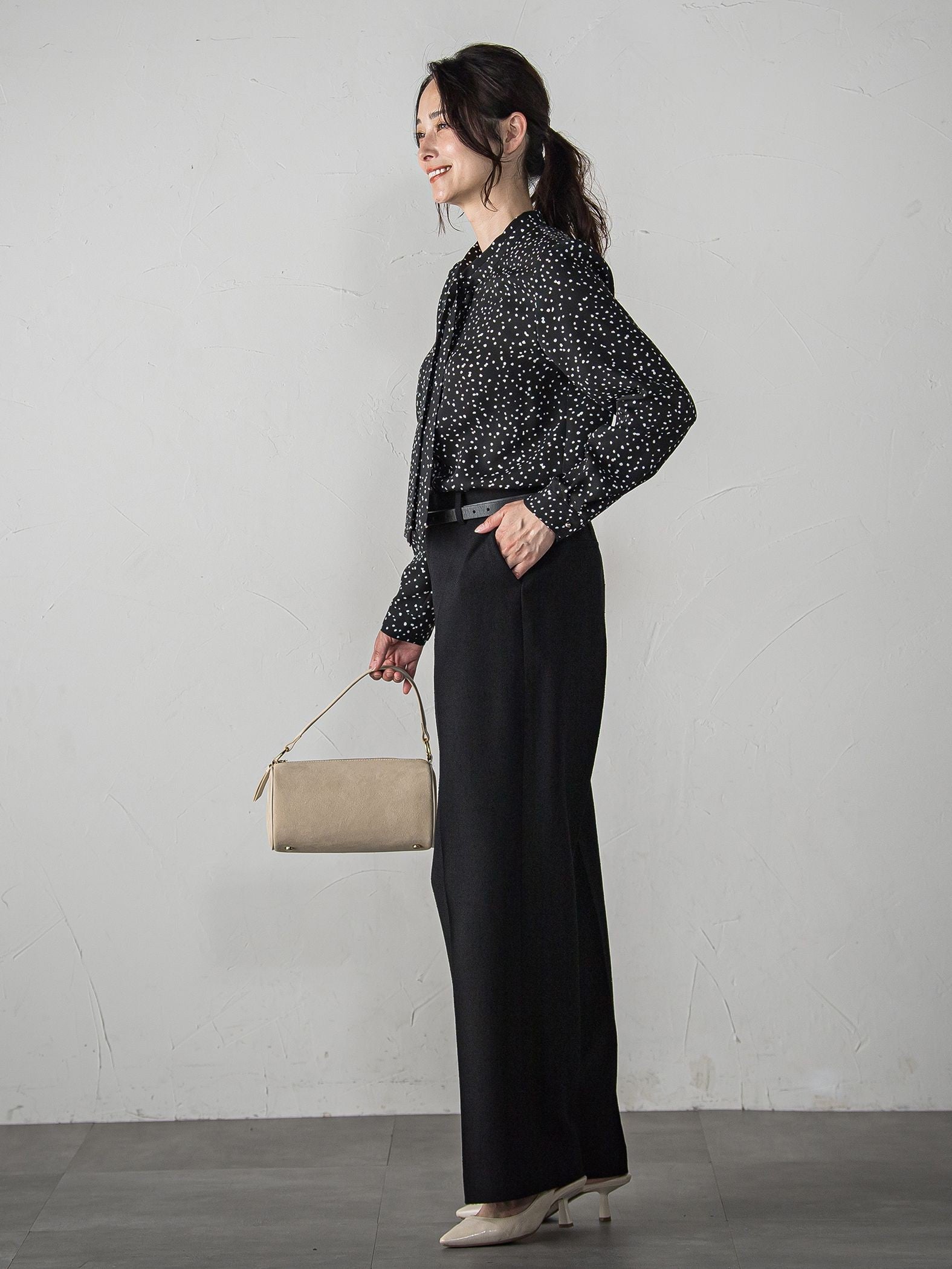 エコスエードミニボストンバッグ