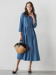 オーロララメデニムワンピース