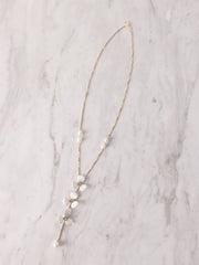 エポフラワーナローネックレス