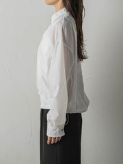 ギャザースリーブナイロンブルゾン≪洗濯機で洗える≫