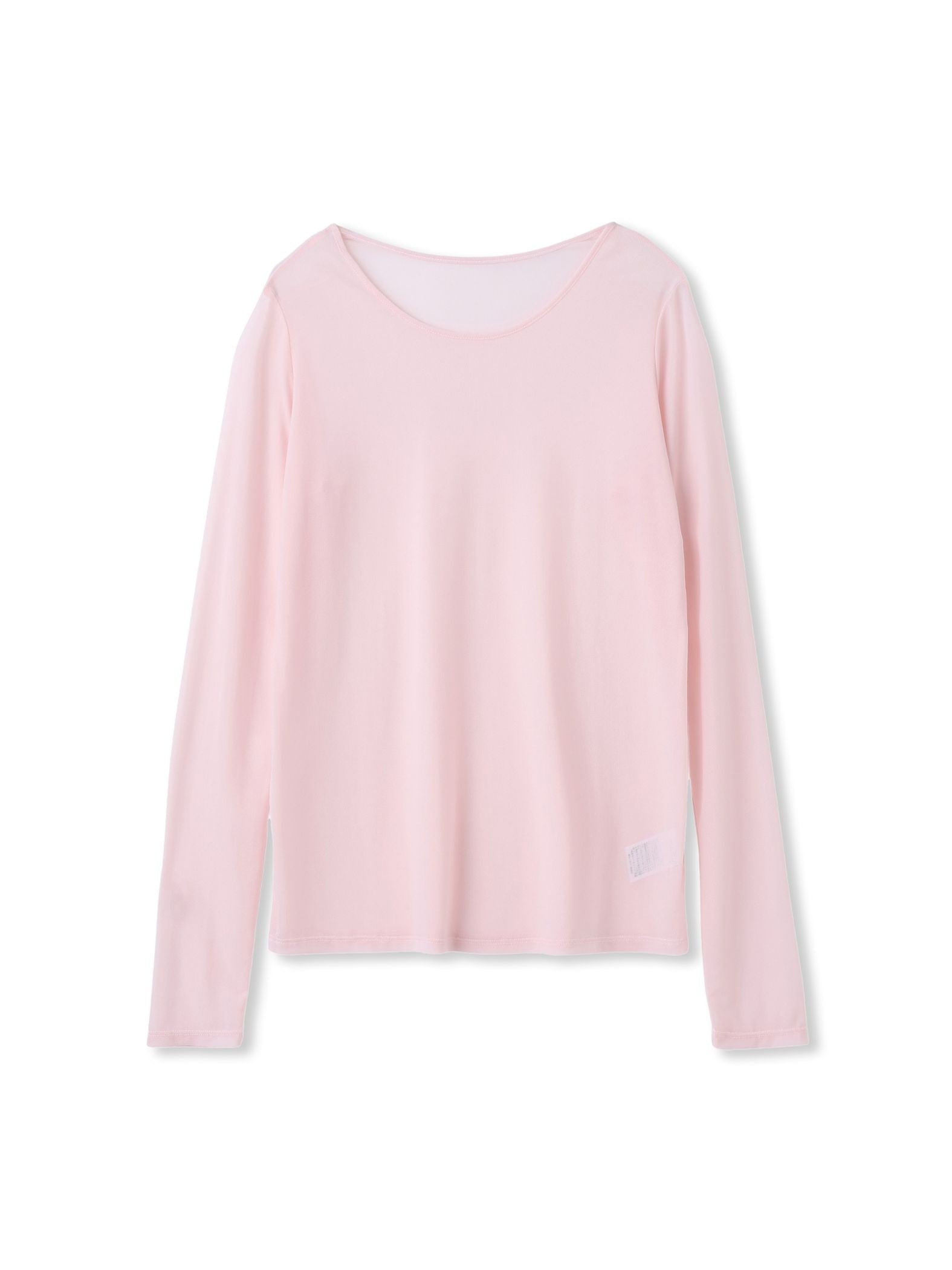 シアーフライス×チュールレイヤードプルオーバー