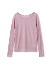 シアーフライス×チュールレイヤードプルオーバー