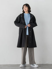 【大きいサイズ】パーテーションダウンロングコート