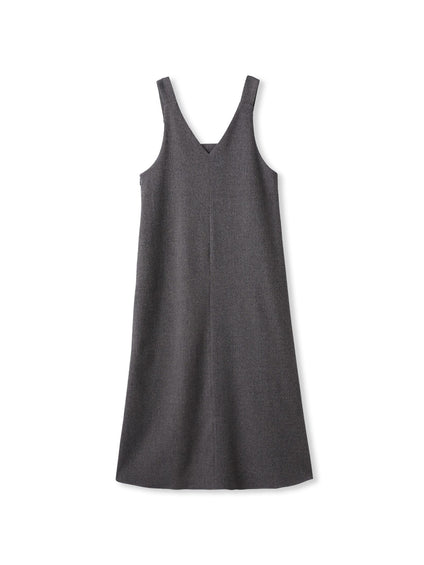 両面ピーチ起毛ジャンスカ≪洗濯機で洗える≫