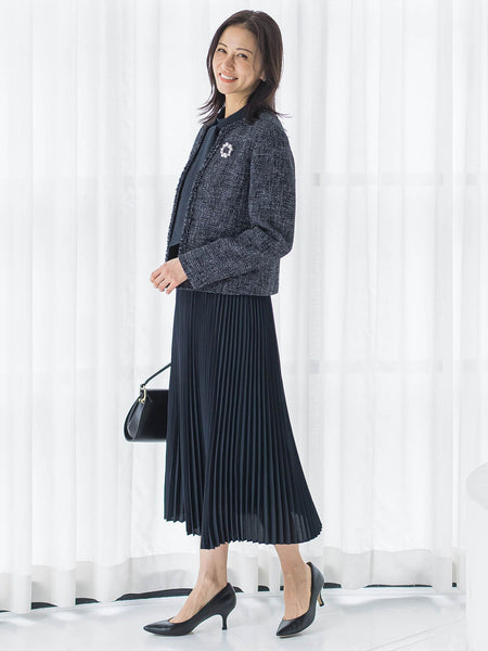 ボウタイフォーマルワンピース≪洗える≫