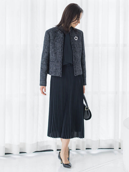 ボウタイフォーマルワンピース≪洗える≫