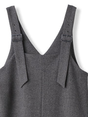 両面ピーチ起毛ジャンスカ≪洗濯機で洗える≫