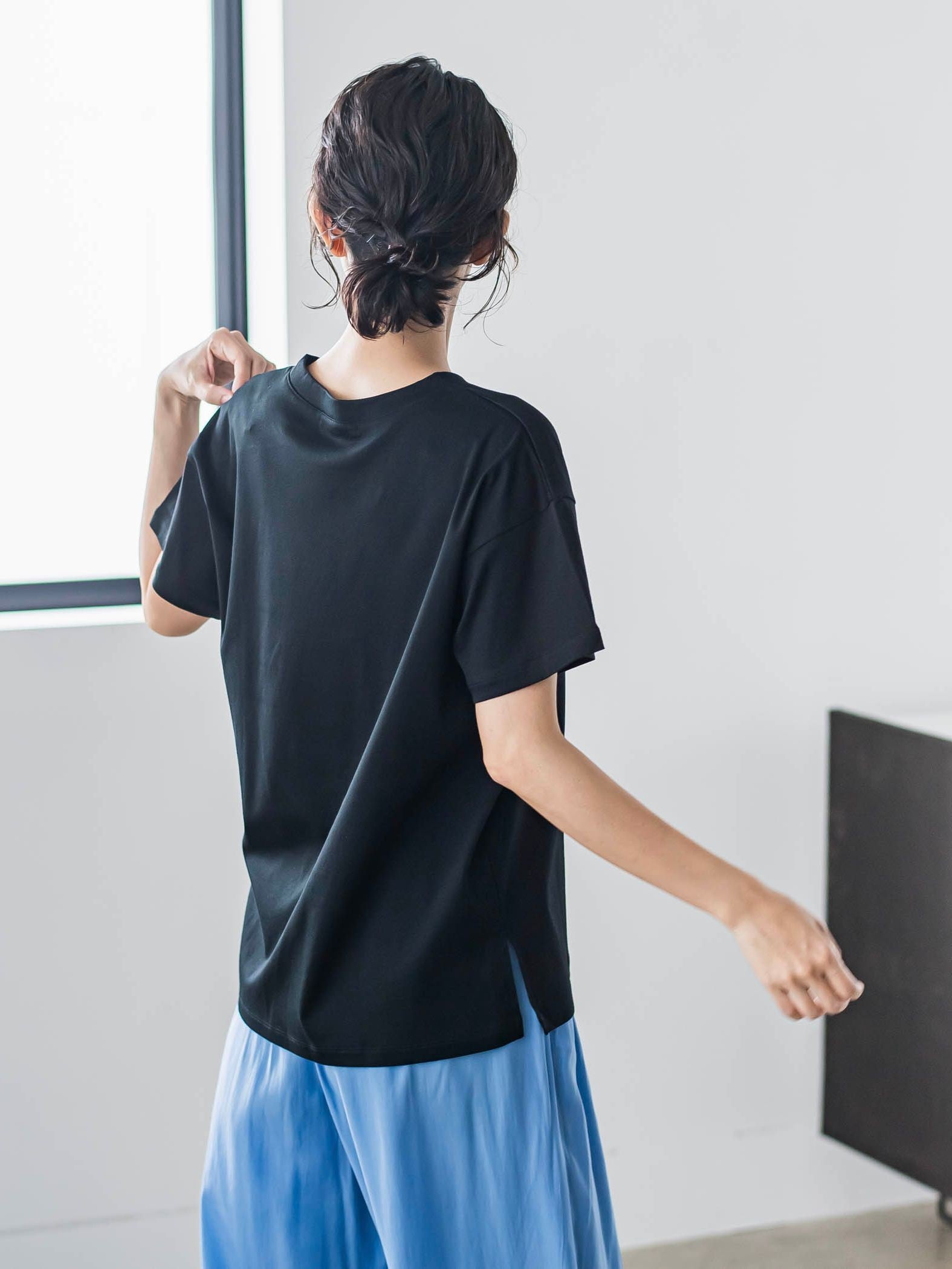 【J Lounge限定】la.f...ロゴTシャツ≪手洗い可能≫
